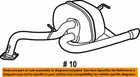 17430-21642 Toyota Pipe Assy, Exhaust, Tail 1743021642, New Genuine Oem Part. Price: $373.21.