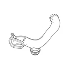 6L8Z9F843B Tube Air Inlet Ford New. Price: $122.34.