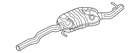 Genuine Audi Exhaust Muffler 80A-253-609-G New. Price: $1737.40.