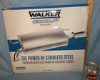 Vtg 2017 Walker Mufflers Embossed Metal Gas Station Oil Sign 16" X 18" Tenneco Used. Price: $69.00.
