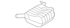 Genuine Audi Exhaust Muffler 8K0-253-609 New. Price: $1427.91.