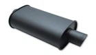 Vibrant Flat Black Oval Muffler With Single 4IN Outlet - Inlet I.d. New. Price: $199.99.