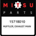 Mitsubishi Muffler, Exhaust Main 1571B010, New Genuine Oem Part. Price: $473.50.