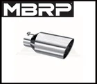 Mbrp T5129 Stainless Steel Angled Rolled End Round Inch Universal Exhaust Tip New. Price: $184.99.
