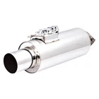 Exhaust Muffler Varex Stainless Steel Round 3" Center Id, 4.5" New. Price: $359.10.