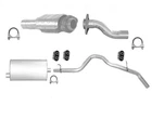 Fits 92-94 Chevrolet & Gmc S10 Blazer Door 4.3L Muffler And Converter Exhaust New. Price: $522.00.