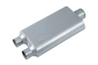 Street Flow SF524553 Chamber 4"X9.5" Oval Muffler 2.25" Dual In 3" Center Out New. Price: $83.95.