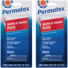 Permatex 80333 Muffler & Tailpipe Putty Set (pack Of 2) (4 Foil Pouches) (8 Oz.) New. Price: $13.95.