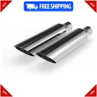 Richeer 2PCS 2.5" Inlet 4" Outlet 18" Exhaust Tip Stainless Steel Weld On New. Price: $81.19.