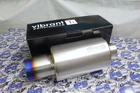 Vibrant Performance Titanium Muffler 3.5" Inlet / 4" Straight Cut Burnt Tip New. Price: $479.99.