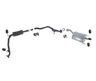 Resonator With Extension Pipe And Rear Muffler For Honda Fit 1.5L 2007-2008 New. Price: $279.00.