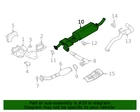 Genuine Nissan Oe Muffler Assy Exhaust Main 20100-9BT1B New. Price: $1094.26.