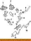 Chrysler Oem 01-06 Sebring Exhaust Components-resonator Wpipe 4764930AD New. Price: $298.84.