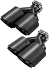 Lcgp Pack Carbon Fiber Exhaust Tip 2.5" Inlet To Dual 3.5" Outlet Inch New. Price: $178.16.