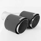 Mbrp T5178CF Carbon Fiber Staggered Dual Wall Round 2.5" Universal Exhaust Tip New. Price: $219.99.