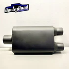 Speedfx 3 Single Inlet Performance Muffler W/ Dual 2.5 Outlet Stainless Steel New. Price: $49.95.