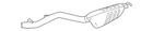 Genuine Mercedes-benz Exhaust Line 212-490-46-35 New. Price: $603.93.