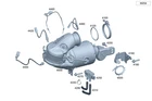 Genuine Mercedes-benz Exhaust Gas Line Rear 206-490-65-02 New. Price: $1312.50.