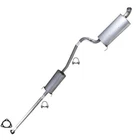 Stainless Steel Resonator Muffler Exhaust Kit Fits: 2006-08 Honda Ridgeline 3.5L New. Price: $265.81.