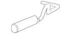 Genuine Ford Muffler F7UZ-5230-AA Qty 1 New. Price: $36.11.