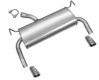 Rear Muffler With Clamp & Chromes Tips Fits Ford Escape 2013 2014 2015 2016 2019 New. Price: $227.00.