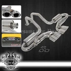 For 97-04 Chevy Corvette LS6 Z06 Oval Quad Tip Muffler Axle Back Exhaust Godsnow New. Price: $451.88.