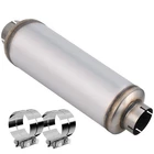 Inch Exhaust Muffler With Clamp, 4" Inlet/outlet 30" Overall Length Resonat... New. Price: $112.48.