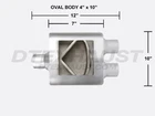 Flowsound 730402 Performance Muffler 3.00 Inlet 1 Chamber New. Price: $99.99.