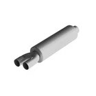 Mbrp For Universal 3-INCH Inlet X 2.5-INCH Outlet Chambered Aluminum Muffler New. Price: $159.99.