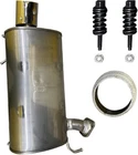 2008 - 2013 Mitsubishi Outlander 2.4L Exhaust Muffler (stainless Steel) New. Price: $249.99.