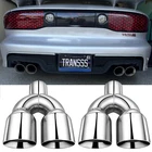 For Pontiac Firebird Trans Am WS6 2.5" To 3.5" Dual Exhaust Quad Tip Double Wall New. Price: $86.19.