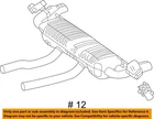 Mercedes Oem 21-23 GLE53 Amg Exhaust Components-rear Muffler 1674908503 New. Price: $1976.00.