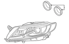 Genuine Volkswagen Headlamp Assembly 3C8-941-754-S New. Price: $681.74.
