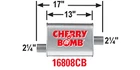 Cherry Bomb 16808CB Muffler 2.25 Inch Oval Offset/center Steel Reverse Flow New. Price: $89.99.