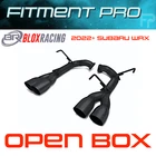 Blox Racing T304 Axle Back Exhaust W/4.0" Matte Black Tips For 2022+ Subaru Wrx Used. Price: $320.89.