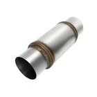 Blackhorse-racing Exhaust Resonator 5 Inlet Outlet High Performance Muffler New. Price: $88.93.