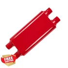 Floshine 80 Series Muffler 2.25" Dual Inlet/outlet Performance Exhaust New. Price: $81.99.