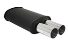 Megan Racing Matte Black Universal Exhaust Muffler Na Turbo Jdm Dtm M-dt 2.5" New. Price: $136.66.