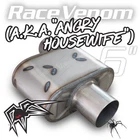Black Widow Exhaust Muffler Race Venom Angry Housewife - 2.5" Center / New. Price: $112.46.