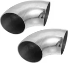 Autohaux 2PCS Od Inch 90 Degree Mandrel Bend 2.5", Silver Tone New. Price: $24.04.