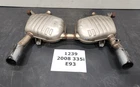 07-10 Oem Bmw E92 E93 335I N54 Exhaust Muffler Boysen W/ Tips Set Used. Price: $259.95.