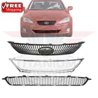 New Front Bumper Upper Lower Grille & Trim 3PC For 2006-2008 Lexus IS250 IS350. Price: $168.66.