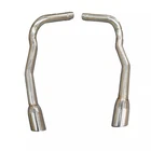 2003-2008 Jaguar S-type Stainless Polished Axle-back Muffler Pipes + Tips New. Price: $299.95.