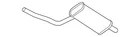 Genuine Volkswagen Exhaust Muffler 561-253-609-P New. Price: $586.51.
