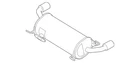 2007-2012 Mazda CX-7 2.3L Oem Exhaust Muffler Silencer Main L3D7-40-100E New. Price: $726.72.