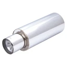 Exhaust Muffler Stainless Steel Round Silencer 3" New. Price: $117.00.