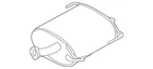Genuine Nissan Exhaust Muffler 20100-1FC0B New. Price: $414.57.