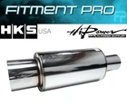 Hks Hi Power Universal Exhaust Muffler Polished 65MM 2.5" Inlet Jdm 34002-AK007 New. Price: $280.00.