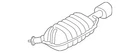 Genuine Kia Exhaust Muffler 28710-4C000 New. Price: $692.40.