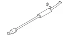 Genuine Hyundai Front Muffler 28600-D3770 New. Price: $883.63.